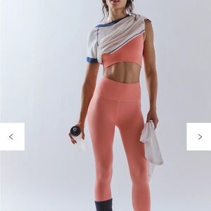 Free People Coral Leggings